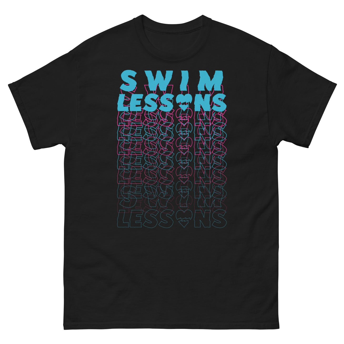 Swim Lessons - Neon Logo